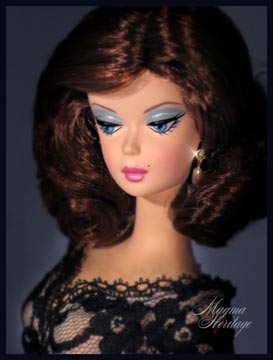 Trace of Lace Barbie Brunette Silkstone Doll  